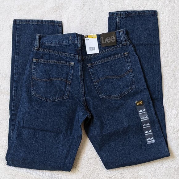 Lee Men's Regular Fit Straight Leg Jeans - Picture 4 of 6